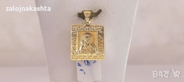 Нова Златна икона-1,09гр/14кр, снимка 3 - Колиета, медальони, синджири - 53810305
