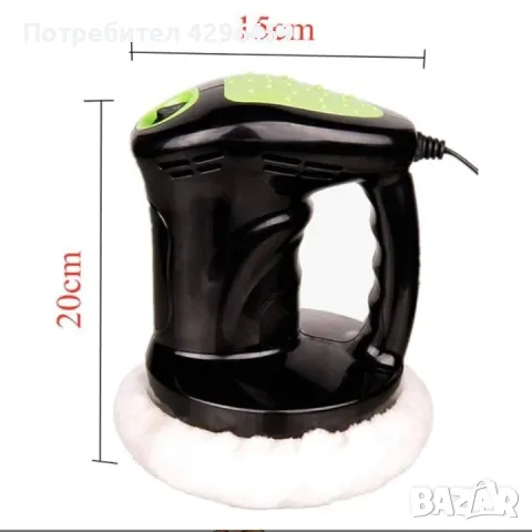 Полирмашина ротационна, 12V, 80W, 150 мм, TR-5001, снимка 4 - Полирмашини - 48010046