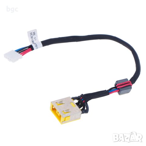 Нова DC JACK Букса с кабел за Лаптопи Lenovo G400S G500S G405S G505S DC30100PC00 , снимка 7 - Лаптоп аксесоари - 24591504