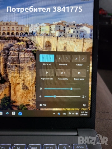 HP 4G LTE Laptop 14 инча отличен, снимка 3 - Лаптопи за дома - 53032670