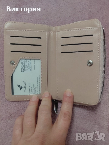 Портмоне Стич / Дамско розово, снимка 7 - Портфейли, портмонета - 50838308