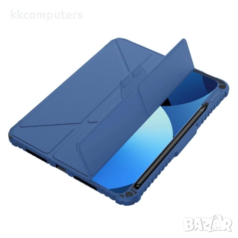 NILLKIN Bumper Leather Case Pro калъф за iPad Pro 11 (2025) / 11 (2024) със слайд капак за камера и , снимка 5 - Калъфи, кейсове - 53188675