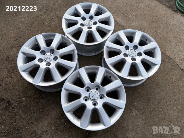 4 броя алуминиеви джанти за Toyota Corolla, Тoyota Corolla Verso,Toyota Auris 16, снимка 6 - Гуми и джанти - 52929256