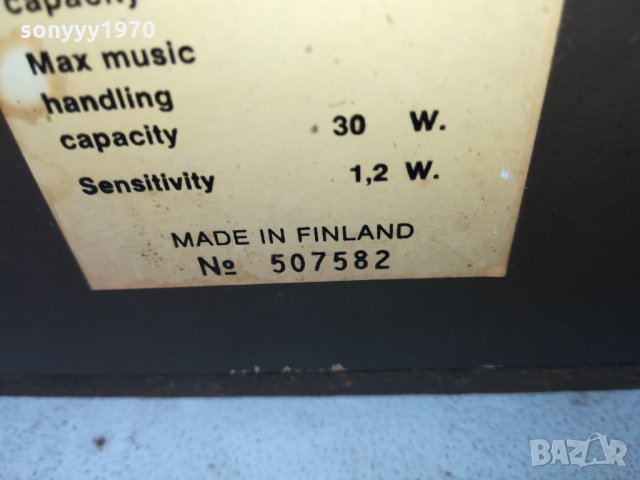 DX 144/51 Z vintage/Made in Finland 1802221720, снимка 12 - Тонколони - 35837351