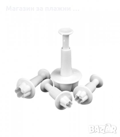 4 БРОЯ ФОРМИ ЦВЕТЧЕТА С БУТАЛО, РЕЗЕЦ ЗА УКРАСА И ДЕКОР С ФОНДАН -  код 2960, снимка 2 - Форми - 34142428