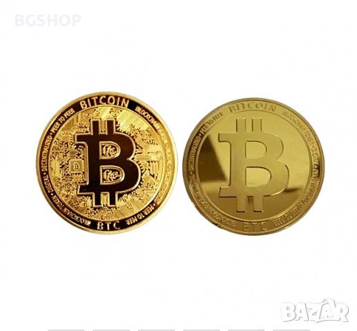 Биткойн монета ЦПУ / Bitcoin CPU ( BTC ) - Gold, снимка 2 - Нумизматика и бонистика - 39152159