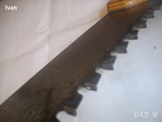 BAYER НЕМСКИ ГОЛЯМ 530мм РЪЧЕН ТРИОН С ВИДИРАНИ ЗЪБИ СТАРО ПРОФЕСИОНАЛНО КАЧЕСТВО МАСИВЕН, снимка 10 - Други инструменти - 48998378