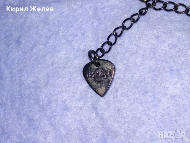 HARD ROCK Марково ЕМАЙЛИРАНО КРИСТАЛНО БЕЛ ЕПОК СТИЛ АРТ КОЛИЕ от МАТИРАНА БЛАГОРОДНА СТОМАНА 38715, снимка 10 - Колиета, медальони, синджири - 41761968
