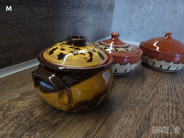 3бр гювечета с капачета за 5€, снимка 4 - Съдове за готвене - 53379153