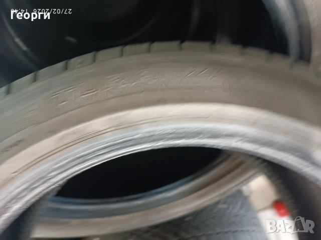 2бр.летни гуми 235/45/18 Bridgestone, снимка 5 - Гуми и джанти - 53679260