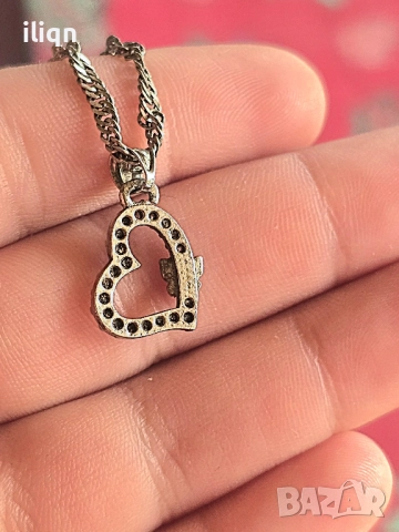 Сребърен Масивен синджир с висулка. 50см. Цена 25,99лв. За Севлиево безплатна доставка. , снимка 4 - Колиета, медальони, синджири - 51463453