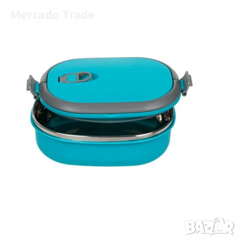 Термокутия за храна Mercado Trade, С капак и дръжка, Тюркоаз, снимка 5 - Кутии за храна - 41373289