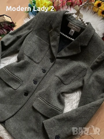 Вълнено сако букле, снимка 2 - Сака - 50897909