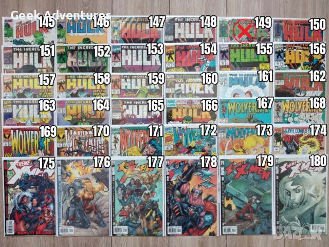 Comic Books/Комикси 2/2 - Punisher, X-Men, Hulk, Batman, Superman, JLA, снимка 6 - Списания и комикси - 51846836