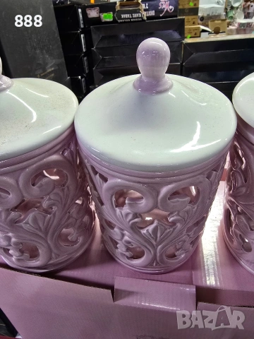 порцеланови бурканчета , снимка 3 - Аксесоари за кухня - 53163545