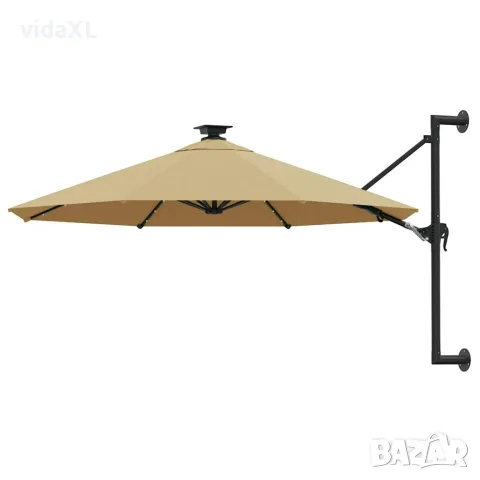 vidaXL Градински чадър за монтаж на стена(SKU: 312525)
