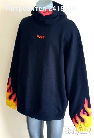 Hugo Boss HUGO Droma Oversize Mens Hoodie Size XL НОВО!ОРИГИНАЛ! Мъжки Суичер!, снимка 8 - Спортни дрехи, екипи - 53605605