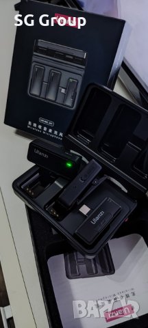 Пофесионални безжични Vlog микрофони. ULANZI, снимка 5 - Микрофони - 39304923