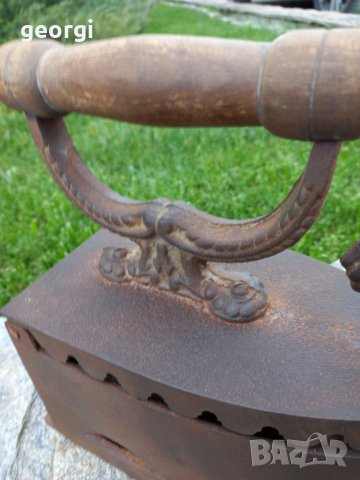 Стара ютия , снимка 4 - Антикварни и старинни предмети - 40222247