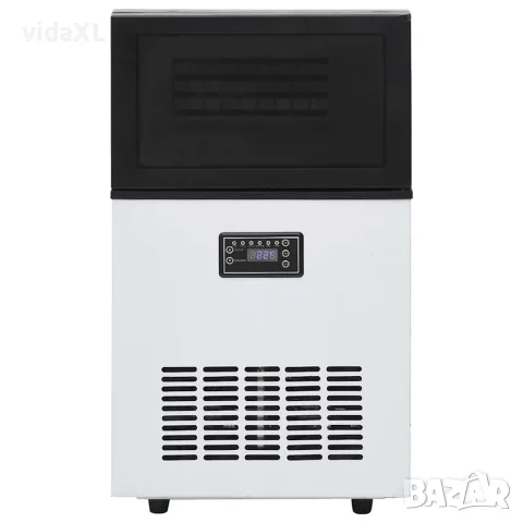 vidaXL Ледогенератор, черен и бял, 45 кг/24 часа, снимка 3 - Електронни везни - 56147602