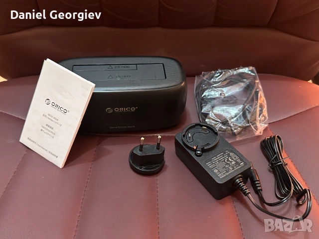 НОВА докинг станция Orico за хард диск и SSD до 8TB 2.5-3.5 инча
