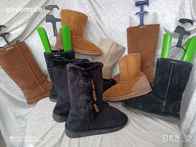 НОВИ Ботуши реплика на UGG®, топли дамски черни боти, апрески, N- 38 - 39, снимка 2 - Дамски апрески - 39304054