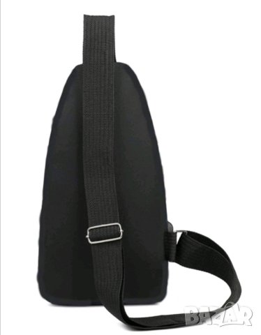 Мъжка чанта за рамо черна , снимка 3 - Чанти - 41784559