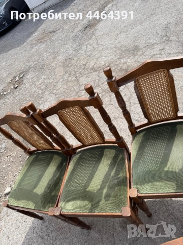 Дървени столове  комплект 6, снимка 6 - Антикварни и старинни предмети - 51515449