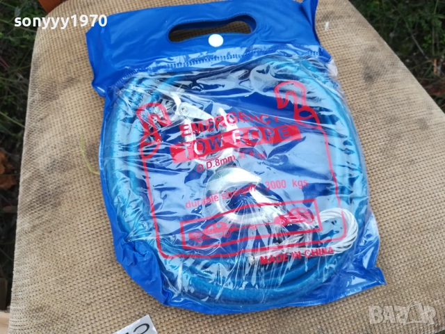 МЕТАЛНО ВЪЖЕ ЗА ТЕГЛЕНЕ С КУКИ 8ММ-4М 3T 0611251600, снимка 3 - Аксесоари и консумативи - 52321156