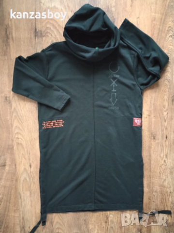 G-STAR long hoodie sweat dress - страхотна дамска рокля р-р XS, снимка 5 - Рокли - 52928123