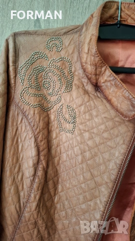 Яке от естествена кожа, снимка 6 - Якета - 53830961