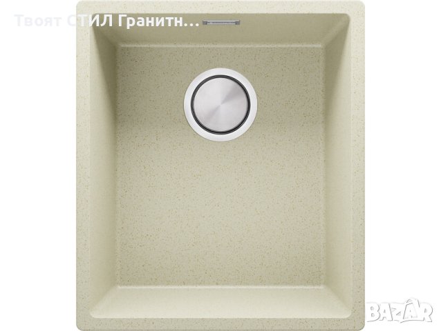 Кухненска Мивка от гранит модел Лондон 45 Slim 410 x 470 mm - бежова