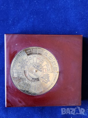 вечен календар - сувенир на фирма Vertini - Italy, за периода от 2005-2044 г., снимка 2 - Други ценни предмети - 42559846