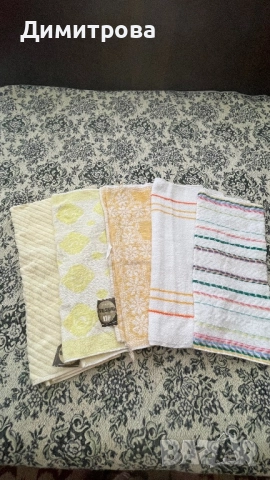 Хавлиени, домакински и ленени кърпи, ръкохватки за кухня