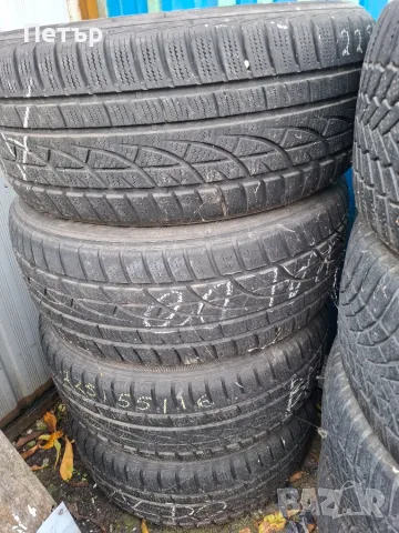 Hankook 225/55/16 4 броя зимни гуми, снимка 3 - Гуми и джанти - 56221398