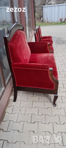 Канапе и столове ретро , снимка 9 - Дивани и мека мебел - 52271206