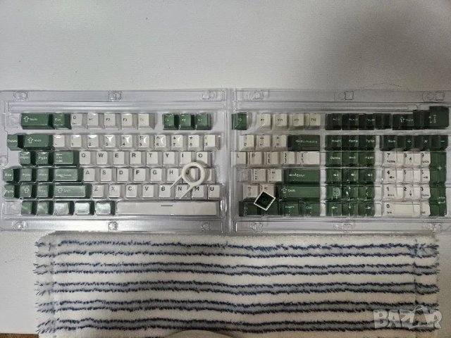 ★ █▬█ █ ▀█▀ ★Капачки за cуичове на клавиатура "Cheese Green"PBT, , снимка 2 - Клавиатури и мишки - 50167365