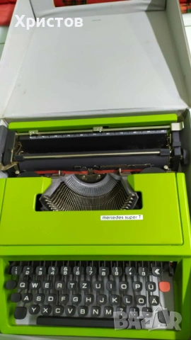 Пишеща машина  MERCEDES от ЕДНО ВРЕМЕ в ОТЛИЧНО състояние НОВА не ползвана от чужбина, снимка 9 - Колекции - 53410161