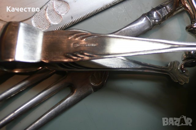 Посребрен комплект , снимка 5 - Антикварни и старинни предмети - 35757889