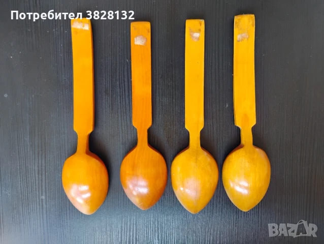 винтидж дървена халба с лъжици, снимка 4 - Други ценни предмети - 51110102