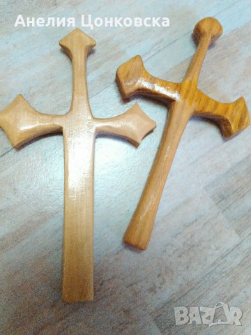 Ръчно изработен дървен кръст, снимка 7 - Сувенири от дърво - 34792428