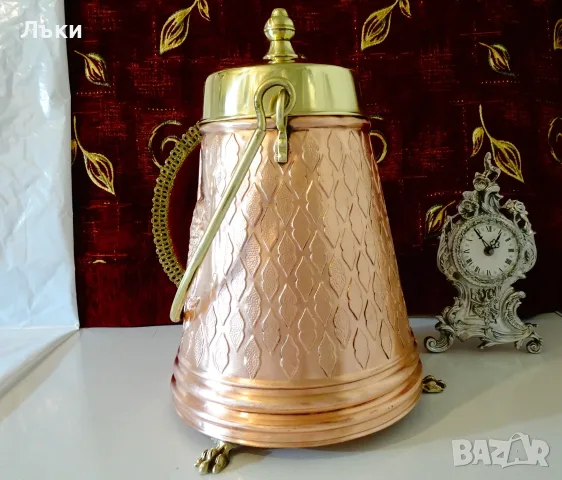 Меден каминен съд за въглища,дърва,картина Рембранд. , снимка 7 - Антикварни и старинни предмети - 55889543
