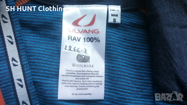 ULVANG THERMO UNDERWEAR 100% Merino Wool размер S термо блуза 100% Мерино вълна - 2279, снимка 10 - Блузи - 53697099