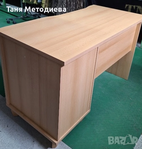 Комфортно практично бщро за компютър в дървесен цвят и синьо, снимка 7 - Бюра - 51925991