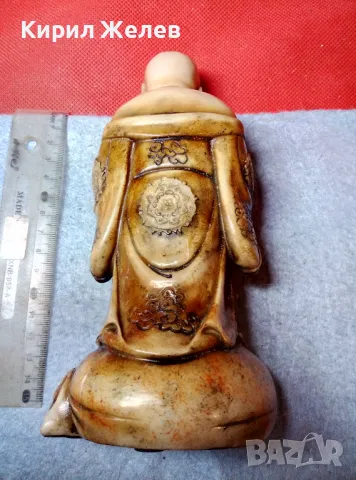 БУДИСТКА СТАТУЕТКА ФИГУРКА СМЕЕЩИЯТ се БУДА от ПОЛИРЕЗИН 48326, снимка 2 - Статуетки - 47607343