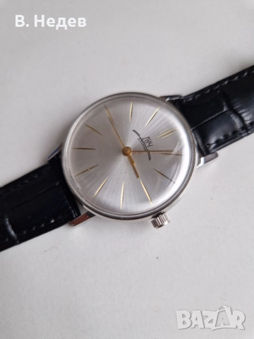 ЛУЧ, 23 камня, кал. 2209, стоманен корпус! Нов часовник!, снимка 2 - Мъжки - 52891834