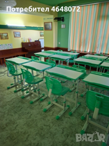 🧒✏️ Продавам детски чинове със столове – 12 броя!