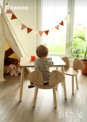 Детска маса със столчета, снимка 2 - Маси - 49186835