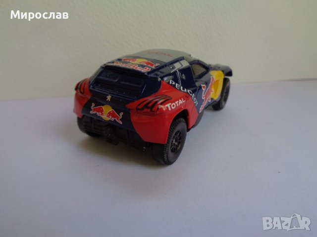 1/43 ? NOREV PEUGEOT 2008 DKR 16 МОДЕЛ ПАРИЖ ДАКАР КОЛИЧКА ИГРАЧКА, снимка 4 - Колекции - 42663716