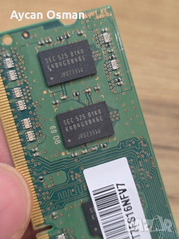Комплект RAM памет Samsung 2×4GB DDR3L SO-DIMM 1600MHz – PC3L-12800S , снимка 3 - RAM памет - 52921189